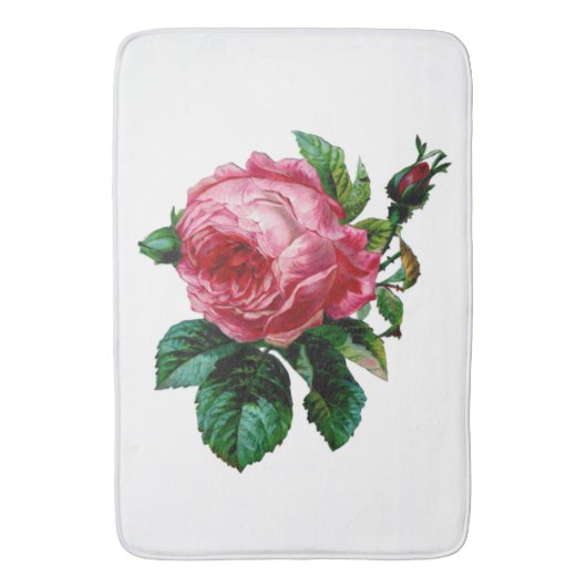 Cabbage Roos Bath Mat (Voorkant Verticaal)