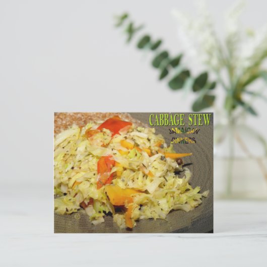 Cabbage Stew Briefkaart (Staand voorkant)