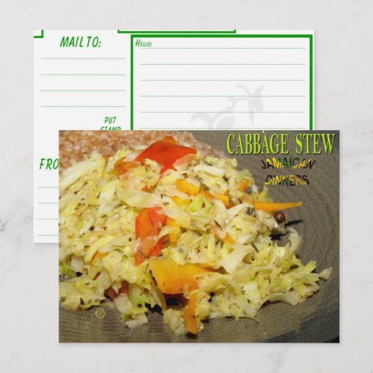 Cabbage Stew Briefkaart (Voorkant / Achterkant)