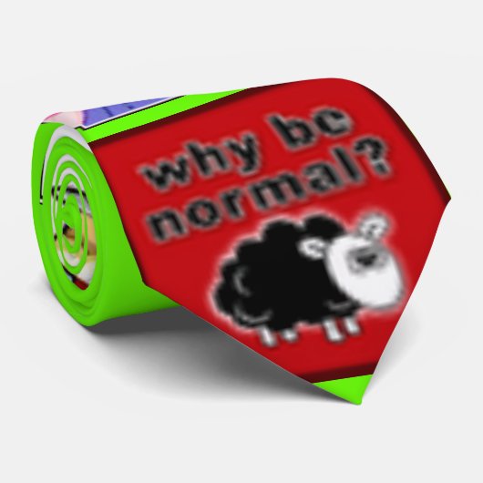 CABBAGE, waarom normaal, avatar315112_2, rimpel... Stropdas (Opgerold)