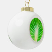 Cabbout Leaf Keramische Bal Ornament (Links)