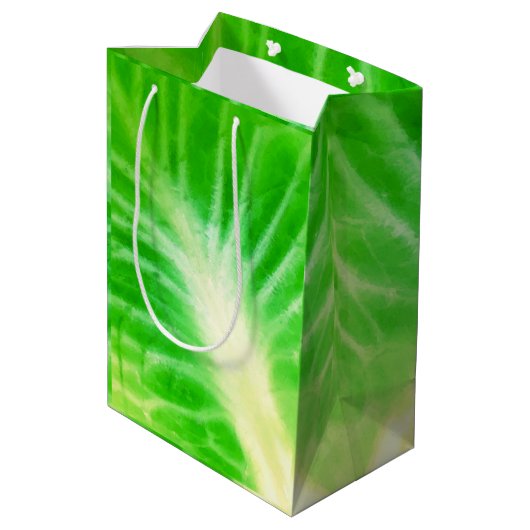 Cabbout Leaf Medium Cadeauzakje (Achterkant Gekanteld)