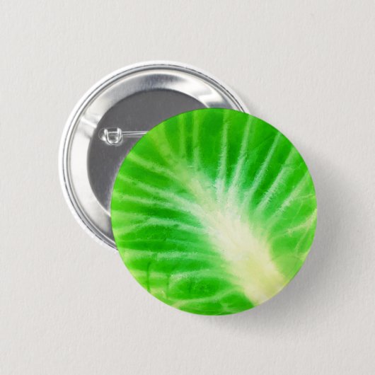 Cabbout Leaf Ronde Button 5,7 Cm (Voorkant /achterkant)