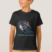 Caberfae Peaks Michigan Snowboarden T-shirt (Voorkant)