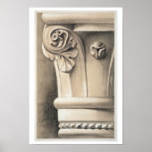 Ca'Bernardo, Capital of Window Shafts, van 'Examp' Poster (Voorkant)