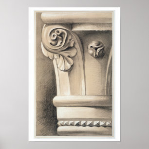 Ca'Bernardo, Capital of Window Shafts, van 'Examp' Poster