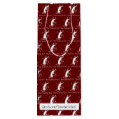 Cabernet Cat Fan Patroon Wijn Cadeautas (Achterkant)