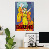 Cabernet Maid, wijn Poster (Thuiskantoor)