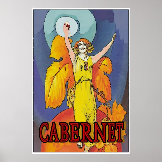 Cabernet Maid, wijn Poster (Voorkant)