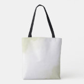 cabernet roze bloemengroen tote bag (Achterkant)