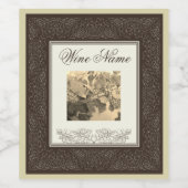 Cabernet Sauvignon Oude Wijn Label Etiket (Enkel label)