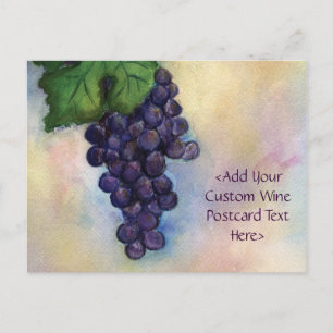 Cabernet Sauvignon Red Wine Grapes Briefkaart