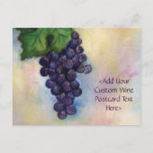 Cabernet Sauvignon Red Wine Grapes Briefkaart (Voorkant)