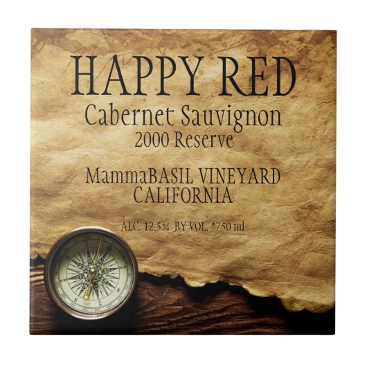 Cabernet Sauvignon Tegel! Tegeltje (Voorkant)