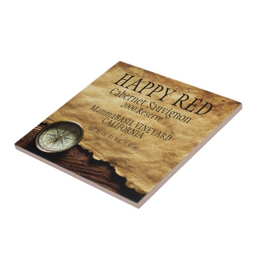 Cabernet Sauvignon Tegel! Tegeltje (Zijkant)