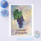 Cabernet Sauvignon Wine Flyer (Enkel)