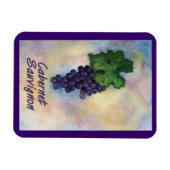 Cabernet Sauvignon Wine Grapes Painting Art Magnet Magneet (Horizontaal)