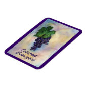 Cabernet Sauvignon Wine Grapes Painting Art Magnet Magneet (Linkerzijde)