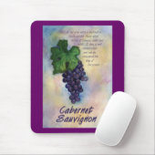 Cabernet Sauvignon Wine Mousepad Muismat (Met muis)