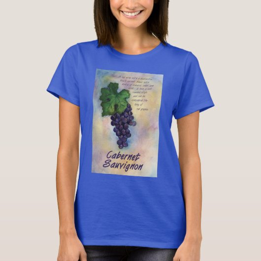 Cabernet Sauvignon Wine Shirt (Voorkant)