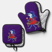 Cabernet Trixie Ovenwant & Pannenlap Set (Voorkant / Achterkant)