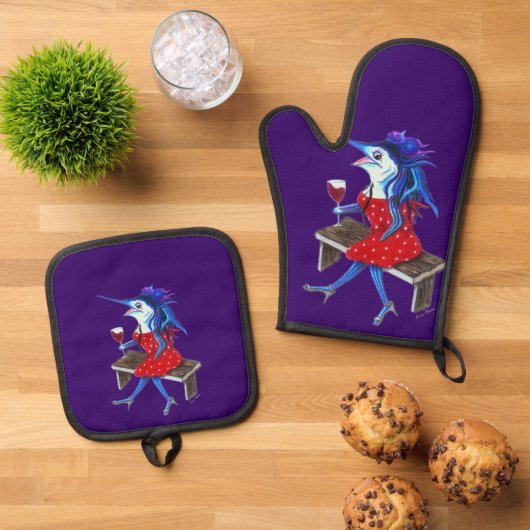 Cabernet Trixie Ovenwant & Pannenlap Set (Top down)