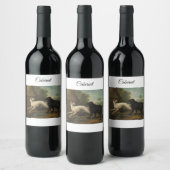 Cabernet wijnfleslabels wijn etiket (Flessen)