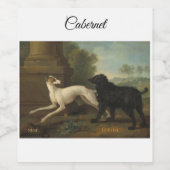 Cabernet wijnfleslabels wijn etiket (Enkel label)