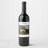 Cabernet Wine Bottle Labels Wijn Etiket (Voorkant)