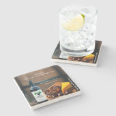 Cabernet Wine Pairing Guide/Mastering the Kitchen Stenen Onderzetter (Zijkant)