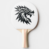 Cabeza de dragón poligonal tafeltennisbatje (Voorkant)