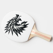 Cabeza de dragón poligonal tafeltennisbatje (Zijkant)