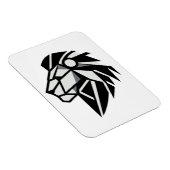 Cabeza de león poligonal magneet (Rechterzijde)