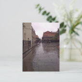 Cabildo in regen, New Orleans Briefkaart (Staand voorkant)