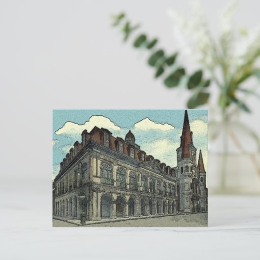 Cabildo: New Orleans Briefkaart (Staand voorkant)