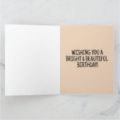 CABIN ART VERJAARDAG WENSKAART BEDANKKAART (Binnen)