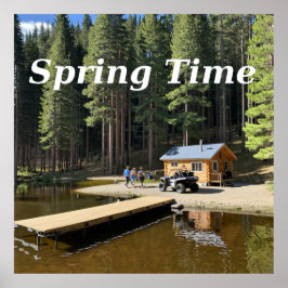 Cabin ATV Vakantie Poster
