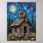 Cabin Bewaker: Wasbeer Nachtwacht Poster (Voorkant)