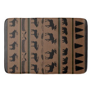 Cabin Blanket Design van Leslie Harlow Badmat