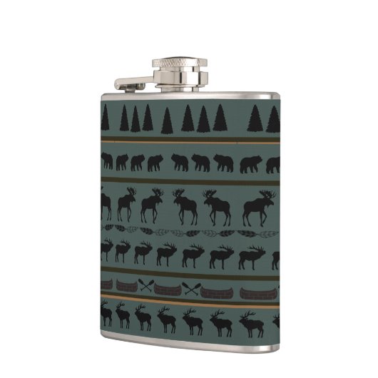 Cabin Blanket Design van Leslie Harlow Heupfles (Links)