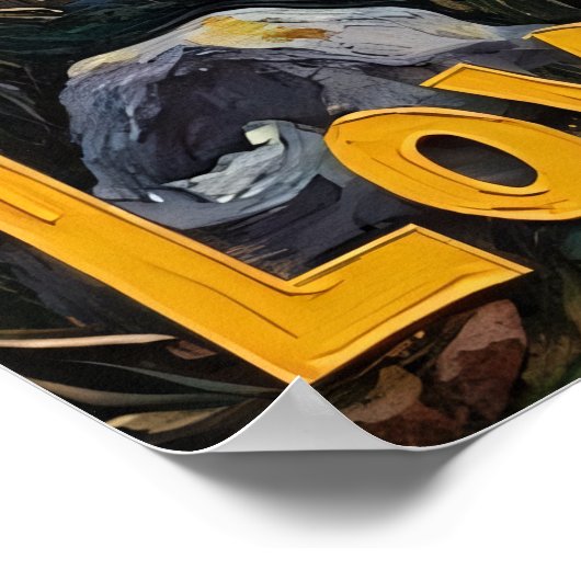 Cabin Blues: Beer's Moonlight Serenade Poster (Hoek)