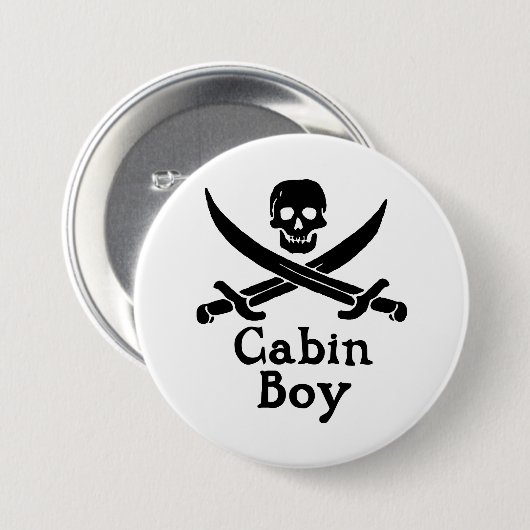 Cabin Boy Button (Voorkant /achterkant)