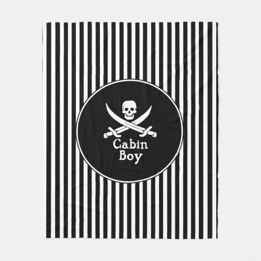 Cabin Boy Fleece Deken (Voorkant)