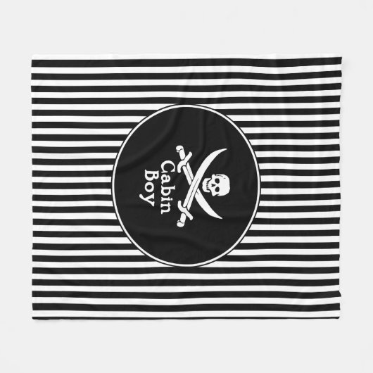 Cabin Boy Fleece Deken (Voorkant (Horizontaal))