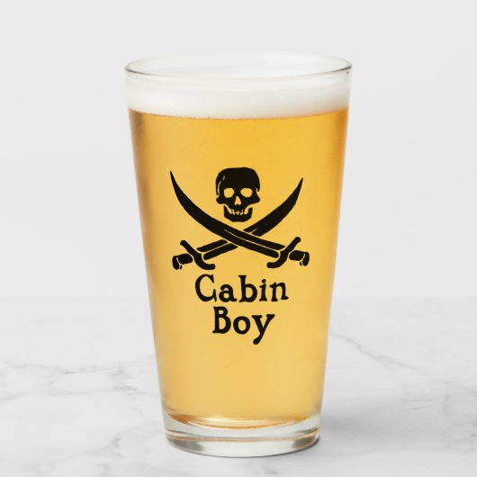 Cabin Boy Glas (Voorkant gevuld)