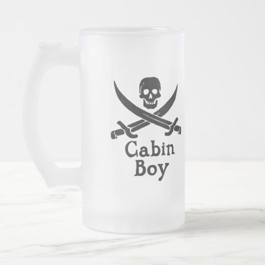 Cabin Boy Glass Stein Matglas Bierpul (Links)