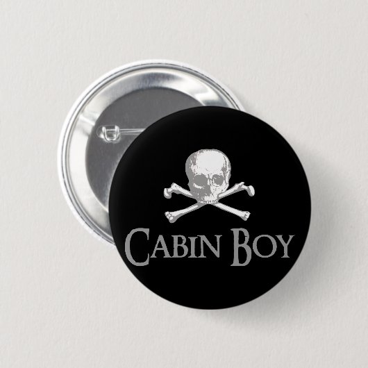 Cabin Boy Ronde Button 5,7 Cm (Voorkant /achterkant)
