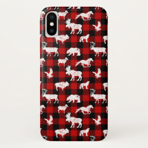 Cabin Buffalo Plaid Lumberjack Check Rood Case-Mate iPhone Case