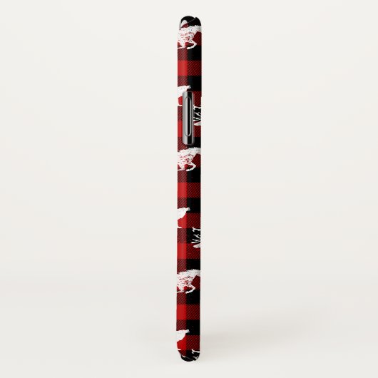 Cabin Buffalo Plaid Lumberjack Check Rood Case-Mate iPhone Case (Achterkant / rechts)