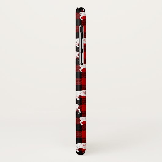 Cabin Buffalo Plaid Lumberjack Check Rood Case-Mate iPhone Case (Achterkant/links)